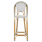 Stackable Rattan Bar Stool 30-inch Seat Height Fully Assembled