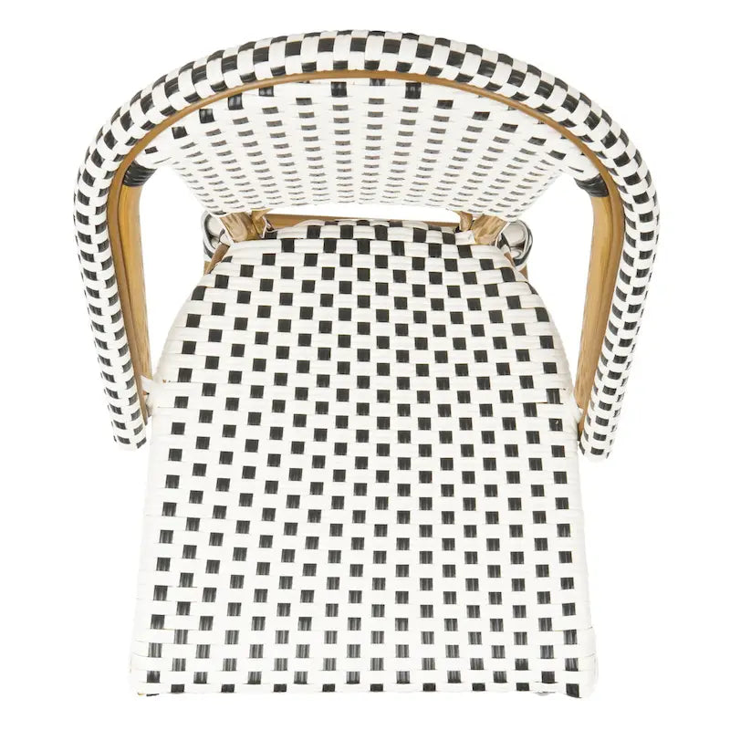 Stackable Rattan Bar Stool 30-inch Seat Height Fully Assembled