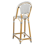 Stackable Rattan Bar Stool 30-inch Seat Height Fully Assembled