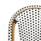 Stackable Rattan Bar Stool 30-inch Seat Height Fully Assembled