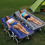 Folding Camping Cot Double Layer 1200D Oxford for 1-2 People Heavy Duty