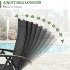 Aluminum Patio Dining Set with Umbrella Hole 7 or 9 Pieces Folding Chairs