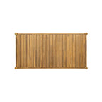 Acacia Wood Outdoor Dining Table Light Teak for 4-6 People