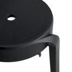 6-Pack Stackable Plastic Stools Square Backless for Kids and Adults