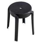 6-Pack Stackable Plastic Stools Square Backless for Kids and Adults