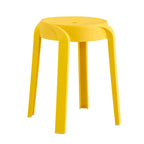 6-Pack Stackable Plastic Stools Square Backless for Kids and Adults