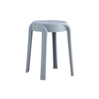 6-Pack Stackable Plastic Stools Square Backless for Kids and Adults