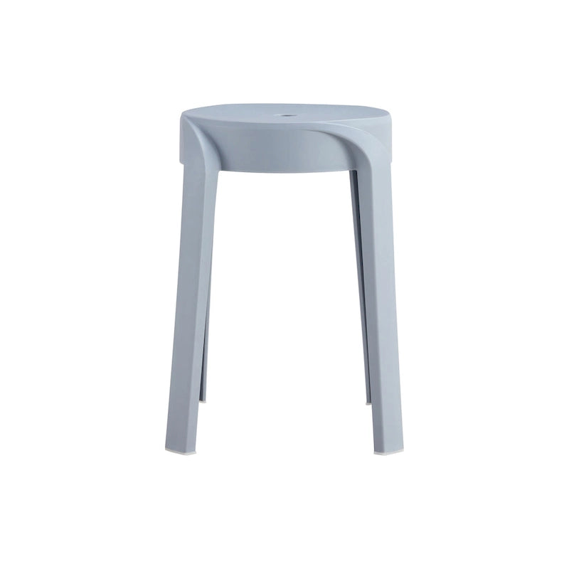 6-Pack Stackable Plastic Stools Square Backless for Kids and Adults