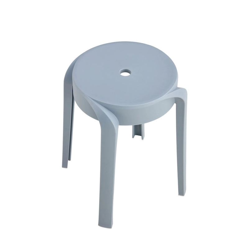 6-Pack Stackable Plastic Stools Square Backless for Kids and Adults