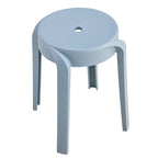 6-Pack Stackable Plastic Stools Square Backless for Kids and Adults