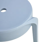 6-Pack Stackable Plastic Stools Square Backless for Kids and Adults