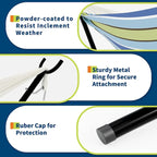 2-Person Portable Hammock with Stand 500lbs Capacity with Carry Bag