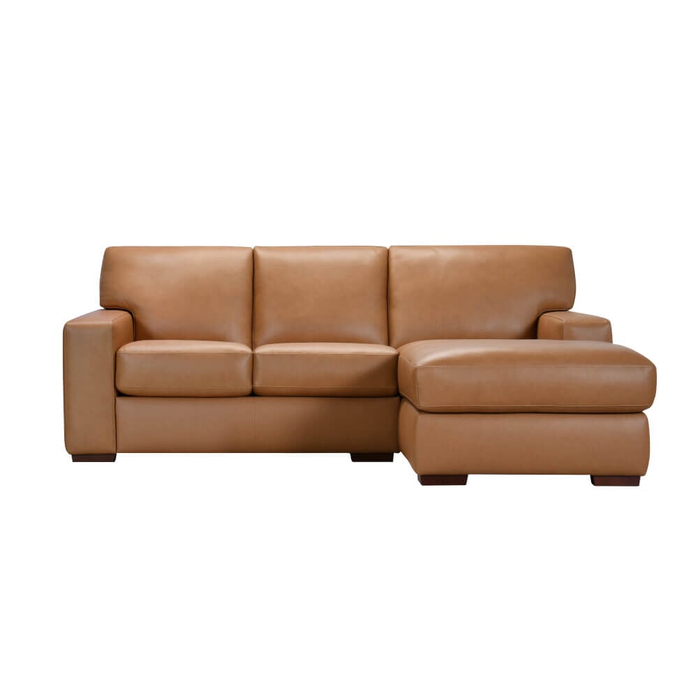 Burton Leather Sectional