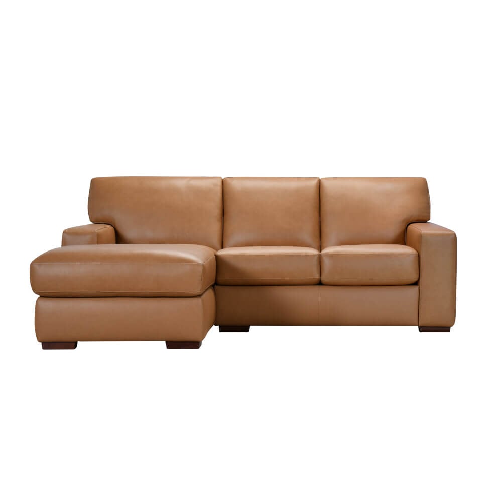 Burton Leather Sectional