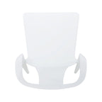 4-Piece Stackable Polypropylene Dining Chair Set Weather-Resistant