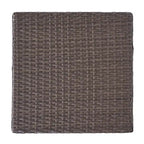3-Piece Wicker Swivel Chat Set 2 Club Chairs 1 Table with Cushions for 2 People