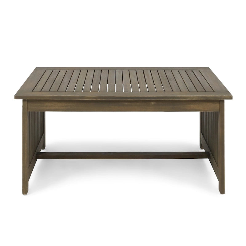 Acacia Wood Outdoor Coffee Table Rectangular