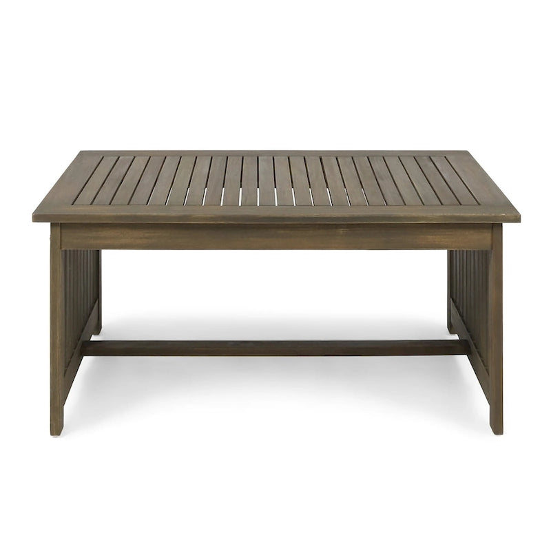 Acacia Wood Outdoor Coffee Table Rectangular
