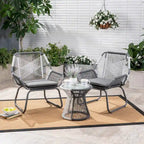 Milan Outdoor 3-pc. Wicker Chat Set by Christopher Knight Home