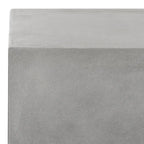 Square Concrete Coffee Table Modern with Casters 31.5x31.5 inches