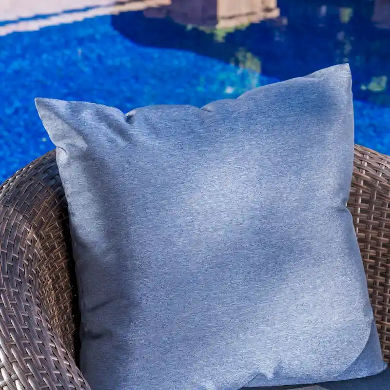 Wicker and Aluminum Swivel Club Chair Brown with Cushion Weather-Resistant