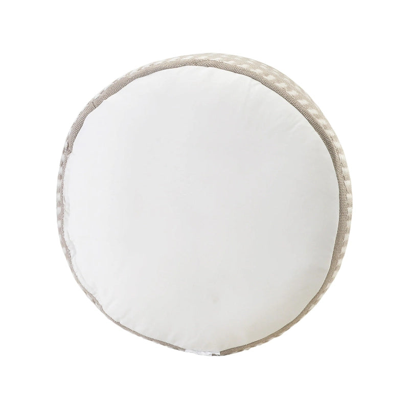 Sevita Dash and Stripe Geometric Indoor Outdoor Pouf - 20  x 20  x 20
