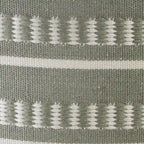 Sevita Dash and Stripe Geometric Indoor Outdoor Pouf - 20  x 20  x 20