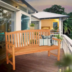 Seven Seas Teak Acapulco Teak Wood Outdoor Patio Bench, 5 Foot