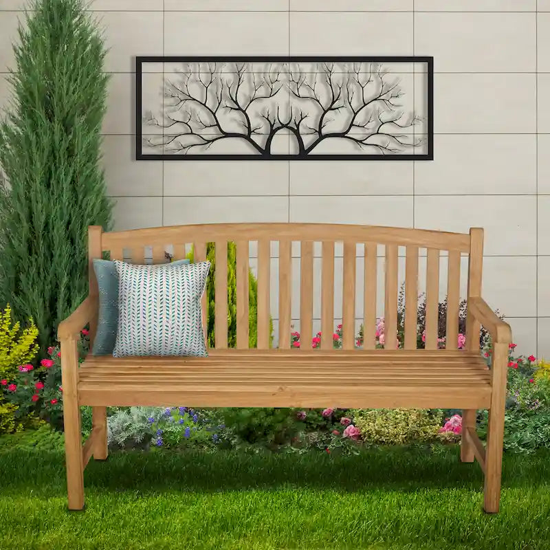 Seven Seas Teak Acapulco Teak Wood Outdoor Patio Bench, 5 Foot