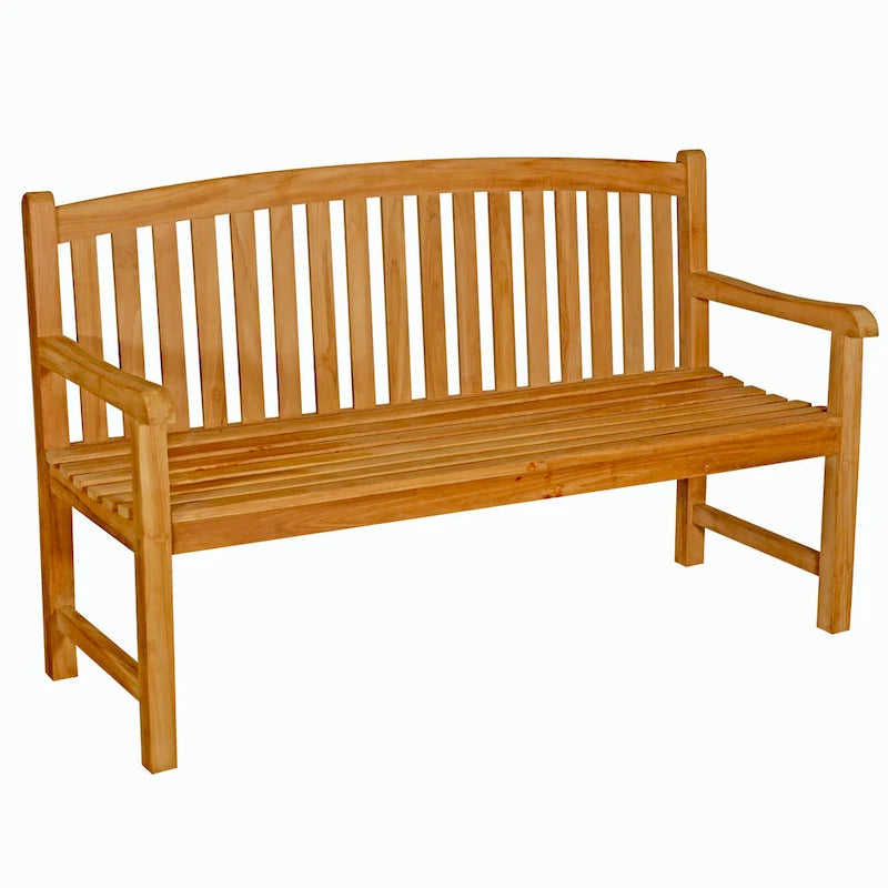 Seven Seas Teak Acapulco Teak Wood Outdoor Patio Bench, 5 Foot