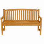 Seven Seas Teak Acapulco Teak Wood Outdoor Patio Bench, 5 Foot