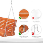 2-3 Seater Wooden Porch Swing