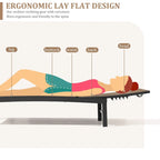 3-Piece Aluminum Chaise Lounge Set 2 Adjustable Chairs 1 Side Table