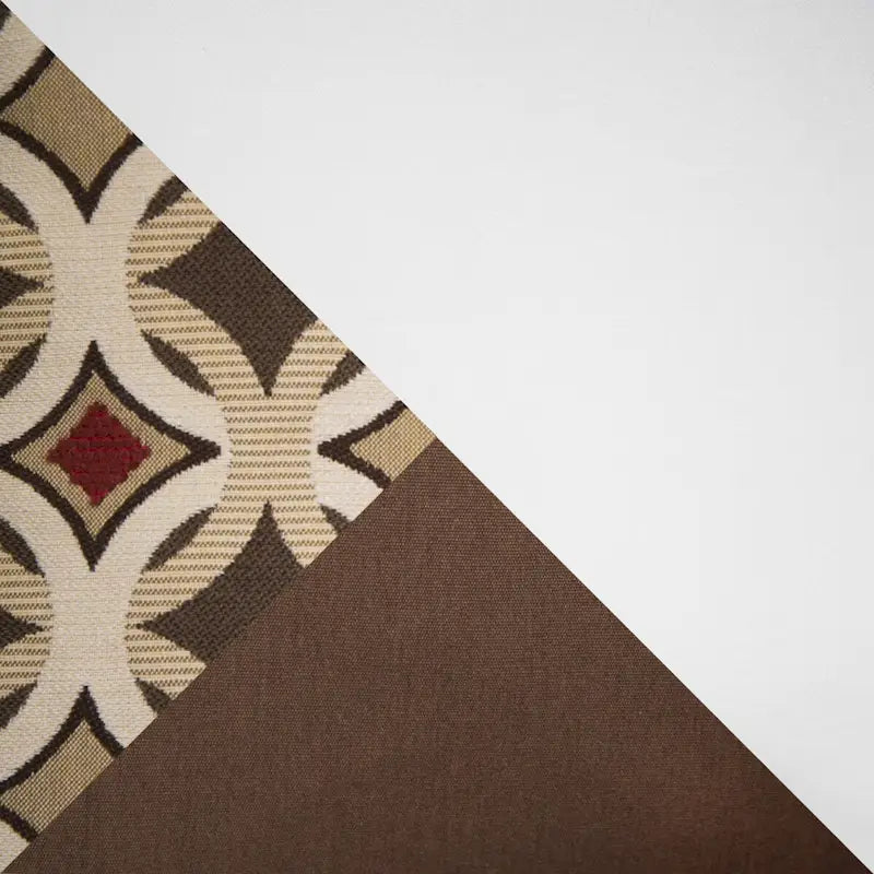 3-Piece Wicker Club Chair Set Espresso with Sunbrella Cushions 2 Chairs 1 Table