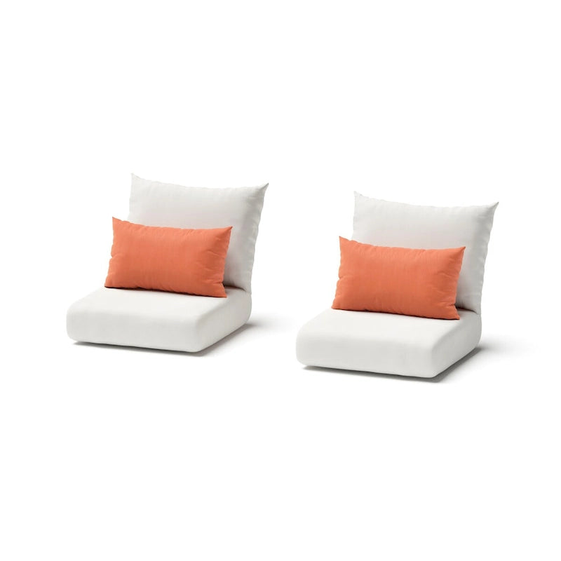 3-Piece Wicker Club Chair Set Espresso with Sunbrella Cushions 2 Chairs 1 Table