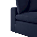 5-Piece Aluminum Sectional Sofa Set with Cushions 2 Armless 3 Corner Chairs