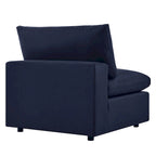 5-Piece Aluminum Sectional Sofa Set with Cushions 2 Armless 3 Corner Chairs