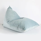 Velvet Bean Lounger Indoor Polystyrene Bead Fill UV and Mold Resistant