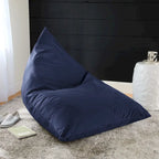 Velvet Bean Lounger Indoor Polystyrene Bead Fill UV and Mold Resistant