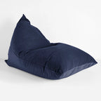 Velvet Bean Lounger Indoor Polystyrene Bead Fill UV and Mold Resistant