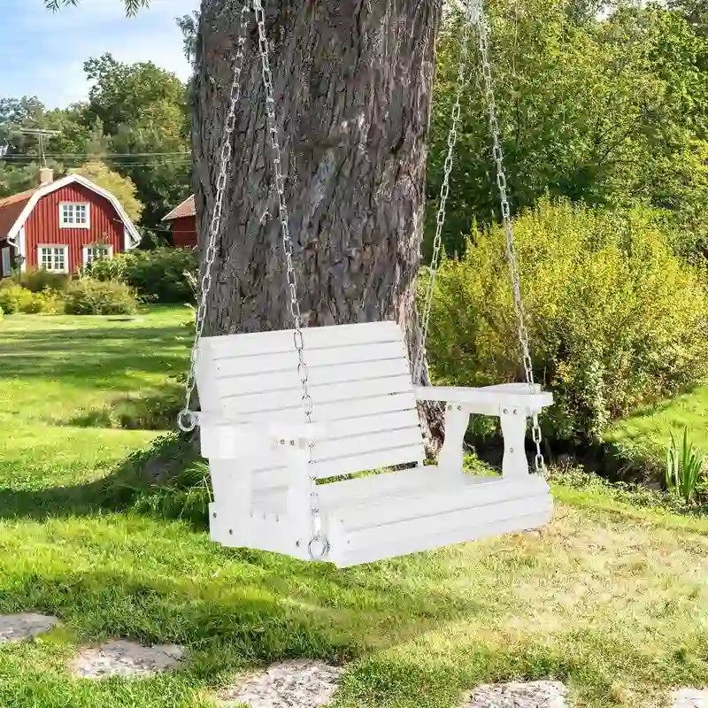 Single Wooden Swing Chair