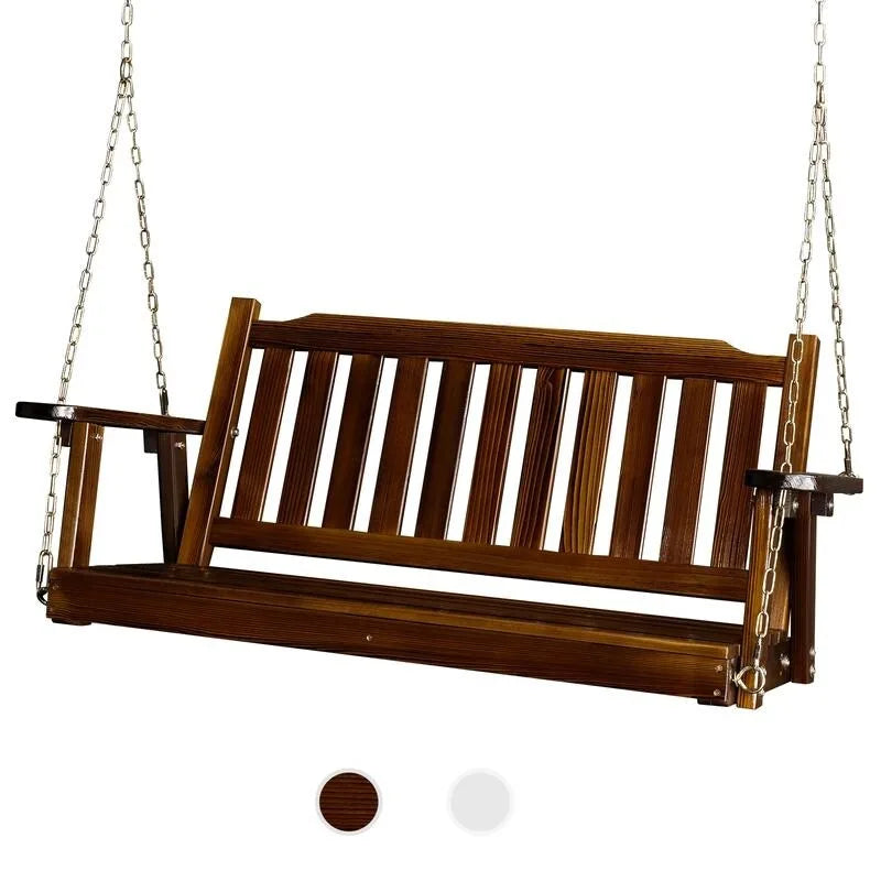 Single Wooden Swing Chair