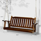 Single Wooden Swing Chair