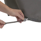 Water-Resistant Rectangle Picnic Table Cover Dark Taupe 72x57x33in