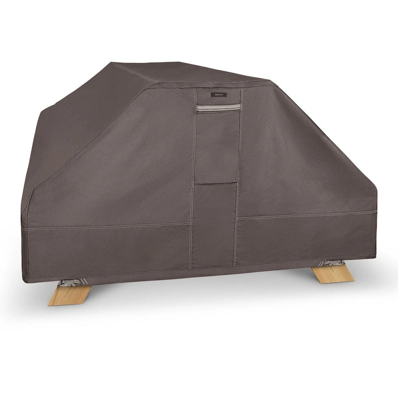 Water-Resistant Rectangle Picnic Table Cover Dark Taupe 72x57x33in