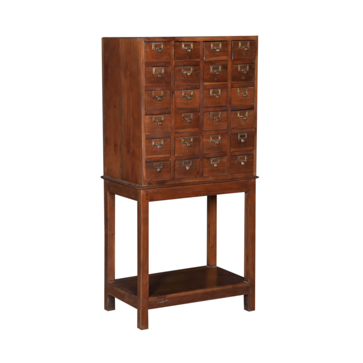 Teak Wood Chest with Drawers