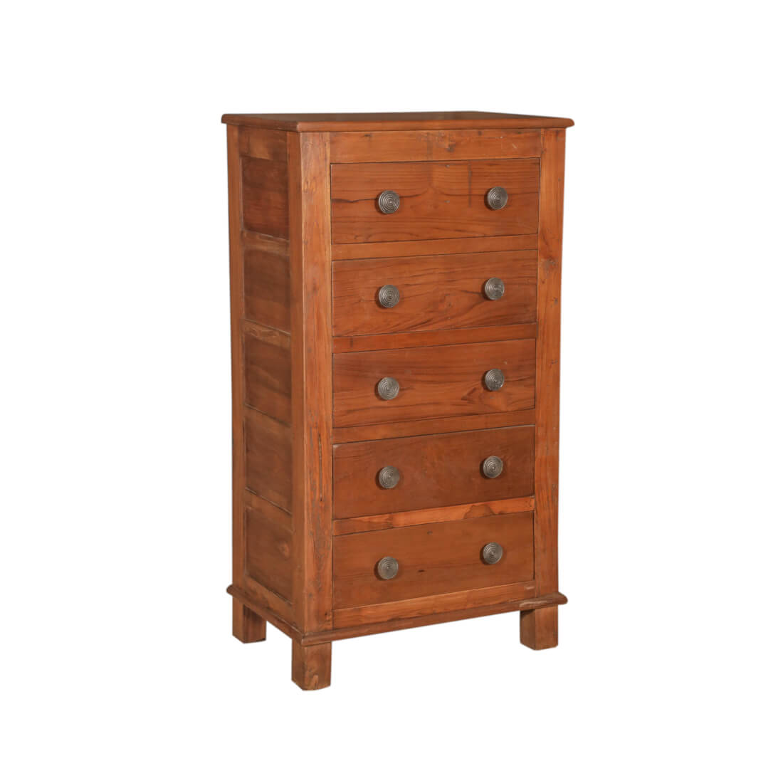 Teak Chest with 5 Drawers