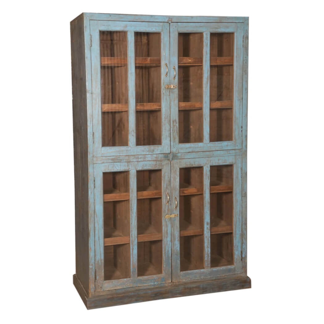 Wooden Cabinet with Glass