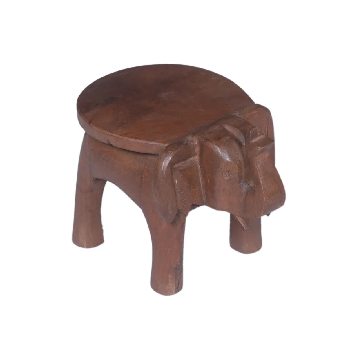 Handmade Teak Elephant Stand