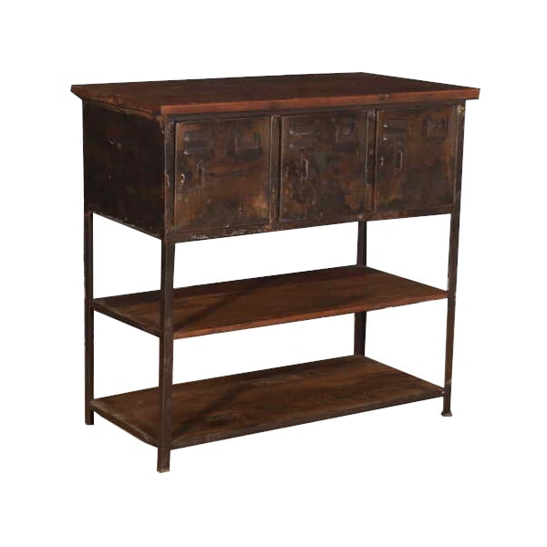 Reclaimed Locker Cabinet